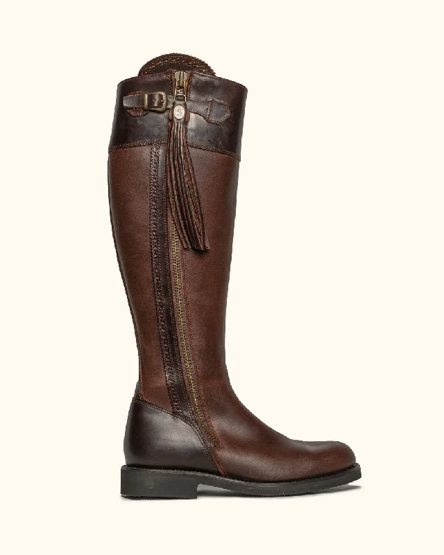 Tall Spanish Riding Boots - Brown