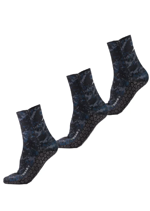 Spearo 7 Seas 2.5mm Diving Socks - 3 Pack