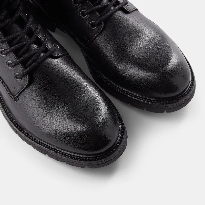 Squire Lace-Up Boot (Black)