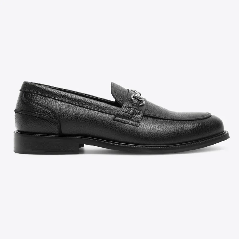 Tommy Grain Loafer (Black)