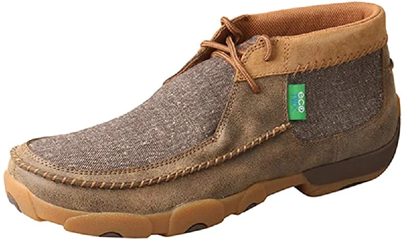 Twisted X Men's Chukka Driving Moc, Copper, 9.5W