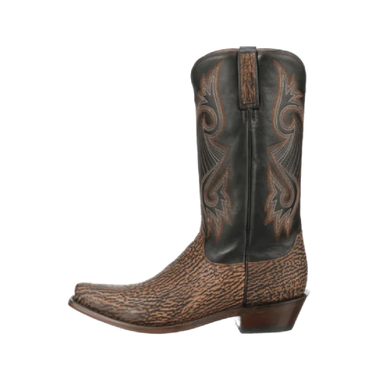 Lucchese Men's Mingus Exotic Shark Western Boots