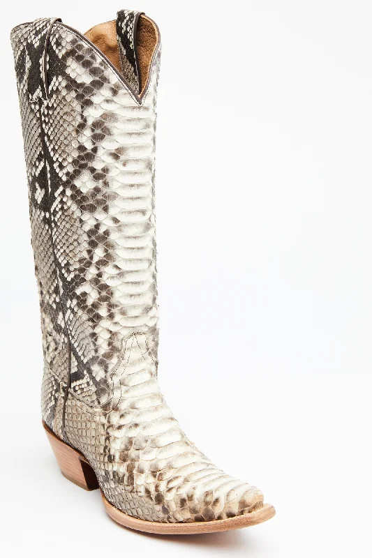 Slay Python Tall Western Boots - Snip Toe