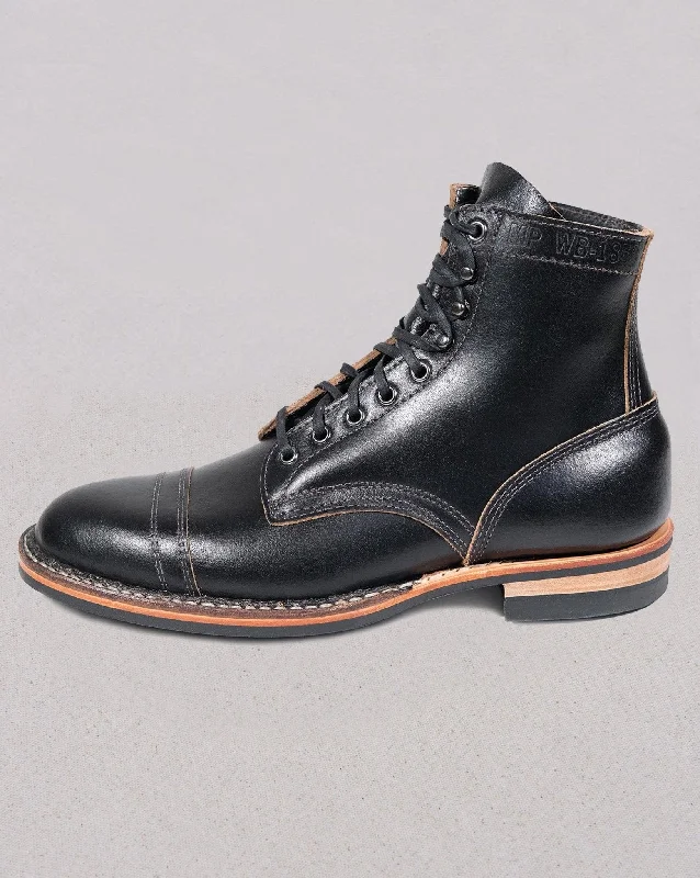 White's Boots MP-Sherman Toe Cap (Dainite Sole) - Black Chromexcel