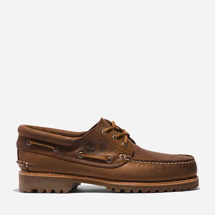 3-EYE LUG HANDSEWN BOAT SHOE - CATHAY SPICE