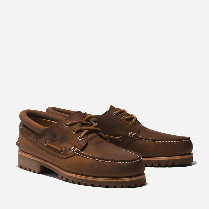 3-EYE LUG HANDSEWN BOAT SHOE - CATHAY SPICE