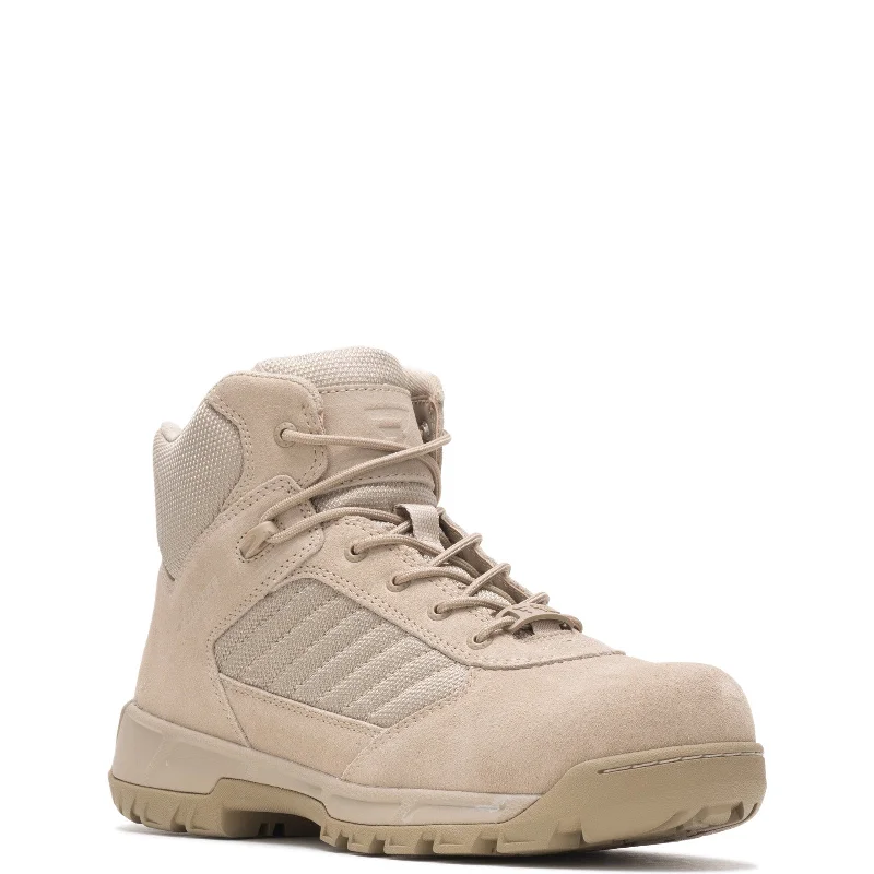 Bates Tactical Sport 2 Mid Side Zip Composite Toe Mens Beige Wide Boots