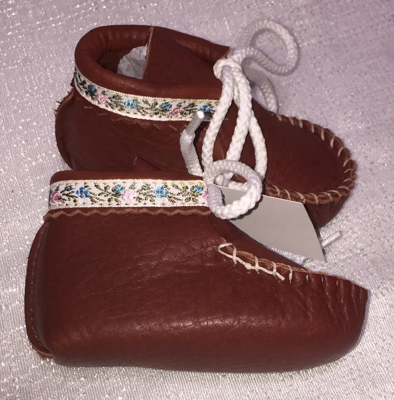 Footskins - Infant and Toddler Bison leather Booties  - $35 -$55