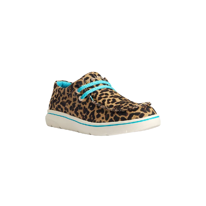 Ariat Kid's Hilo Sparkle Brown Leopard Casual Shoes