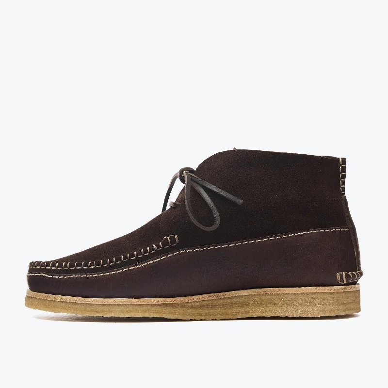 LUCAS CREPE BOOT - DARK BROWN