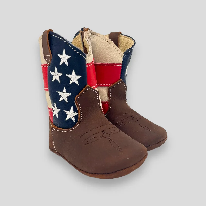 Redhawk Infant Cowboy Boots 176 Stars & Stripes