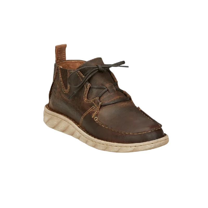 Tony Lama Men's Camino Brown Lace Up Moc Toe Casual Shoes