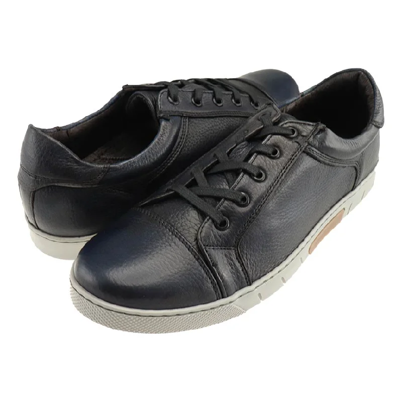 8.5 / navy - deerskin