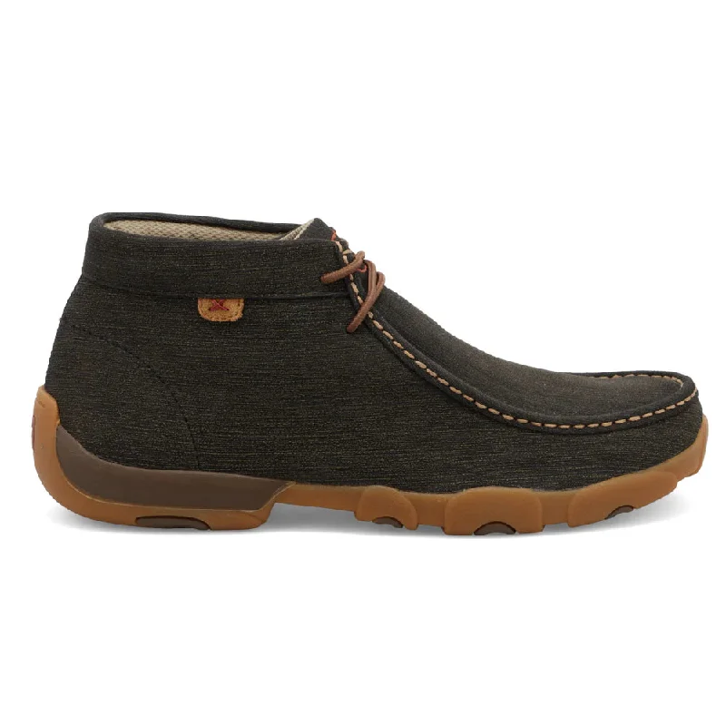 Twisted X Men's Chukka Driving Moc in Charcoal