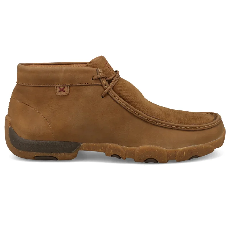 Twisted X Men's Chukka Driving Moc in Burnt Sand