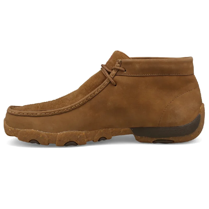 Twisted X Men's Chukka Driving Moc in Burnt Sand