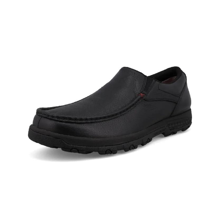 Twisted X Men's Slip-On Driving Moc in Antique Black