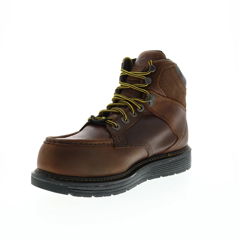 Wolverine Hellcat Wedge Moc Toe Ultraspring CarbonMax 6"" Mens Brown Wide Boots