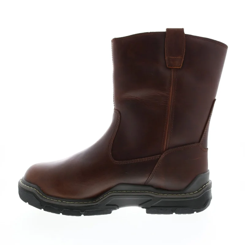 Wolverine Raider Durashocks Wellington Insulated 10"" Mens Brown Wide Boots