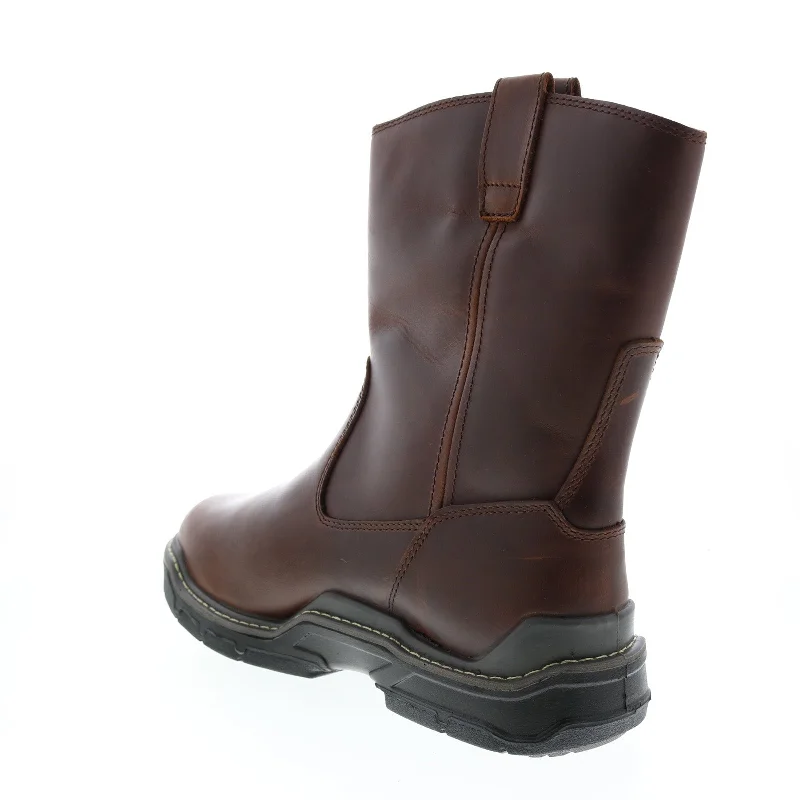 Wolverine Raider Durashocks Wellington Insulated 10"" Mens Brown Wide Boots