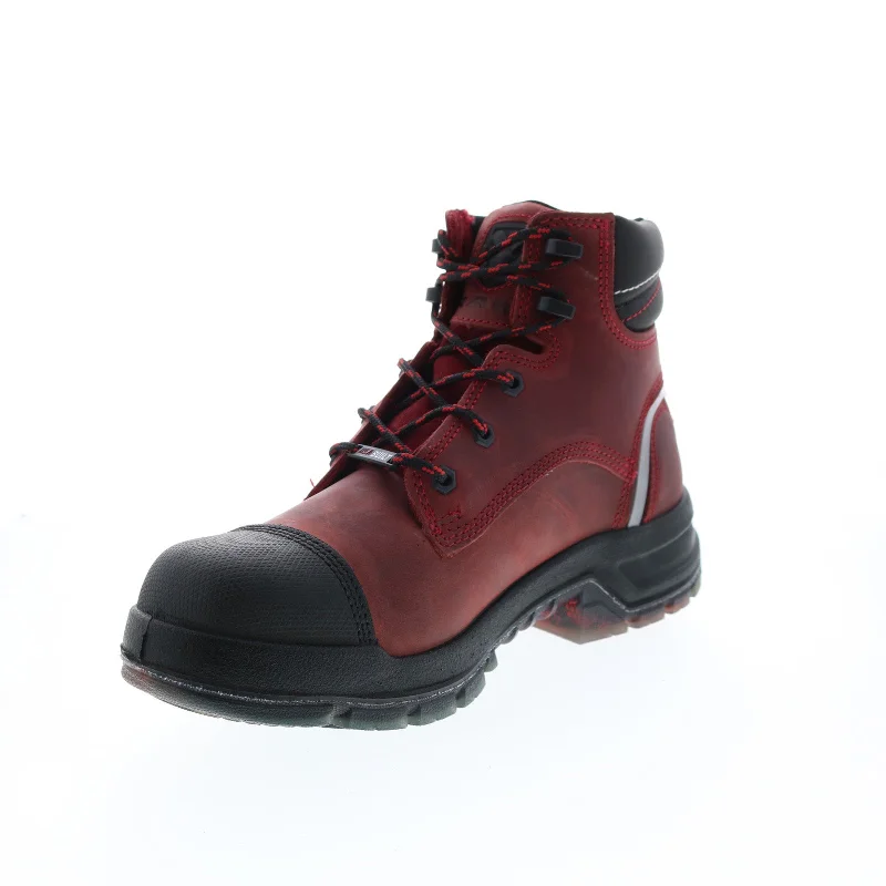 Wolverine Ram Trucks Collection Tradesman Safety Toe Mens Red Wide Boots