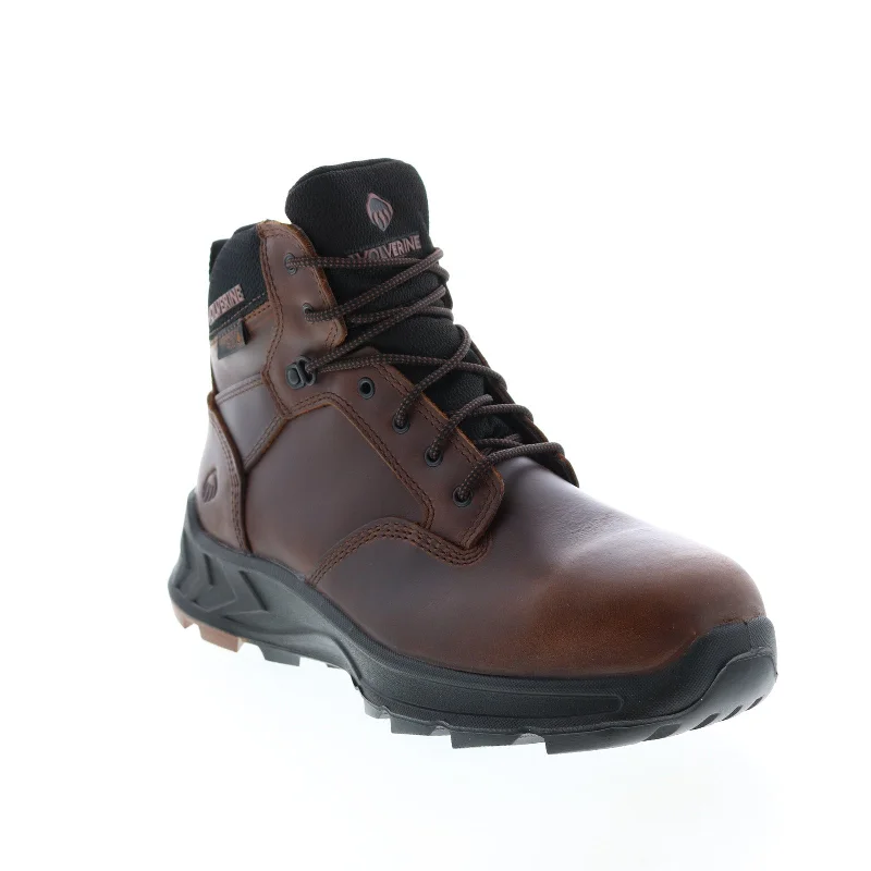 Wolverine Shiftplus LX Duraspring WP CarbonMax Mid Mens Brown Wide Boots