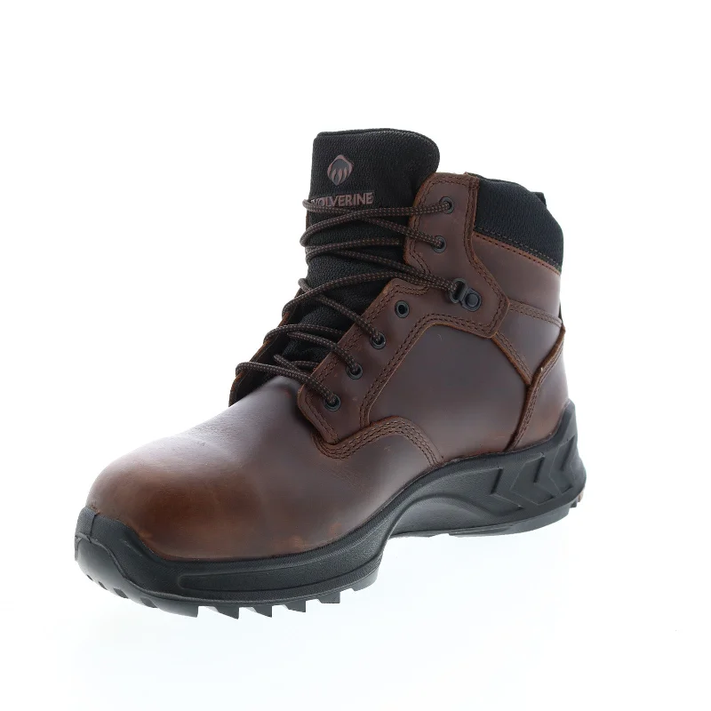 Wolverine Shiftplus LX Duraspring WP CarbonMax Mid Mens Brown Wide Boots