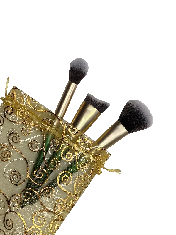 Beau Gâchis Cosmetics Sculpt, Highlight, and Blend Brush Trio