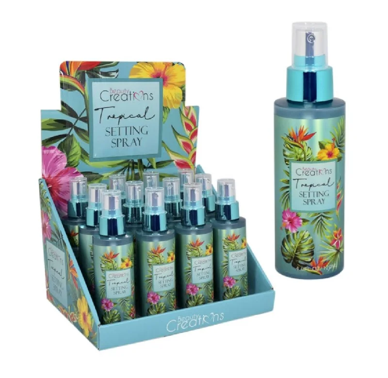 BEAUTY CREATIONS - TROPICAL SETTING SPRAY - DISPLAY 12 PCS