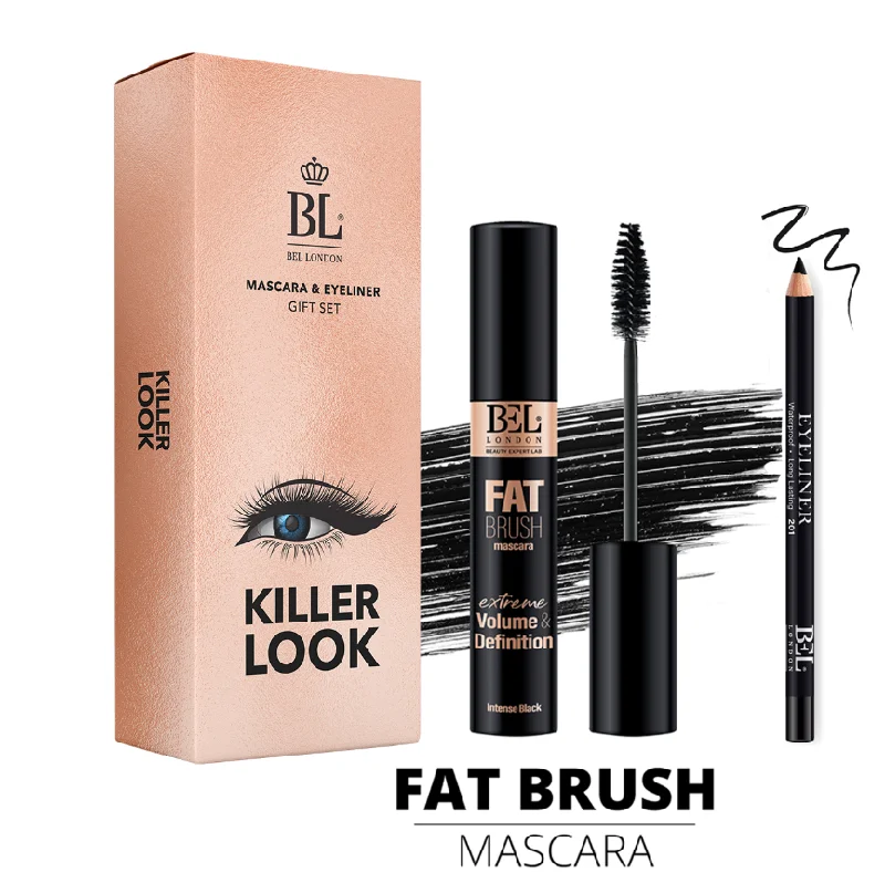 BEL London Killer Look Mascara & Eyeliner Gift Set