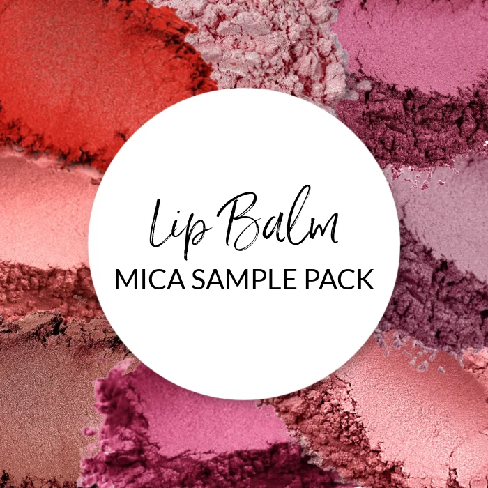 * Lip Balm Mica Sample Pack - 8 Lip Balm Colors