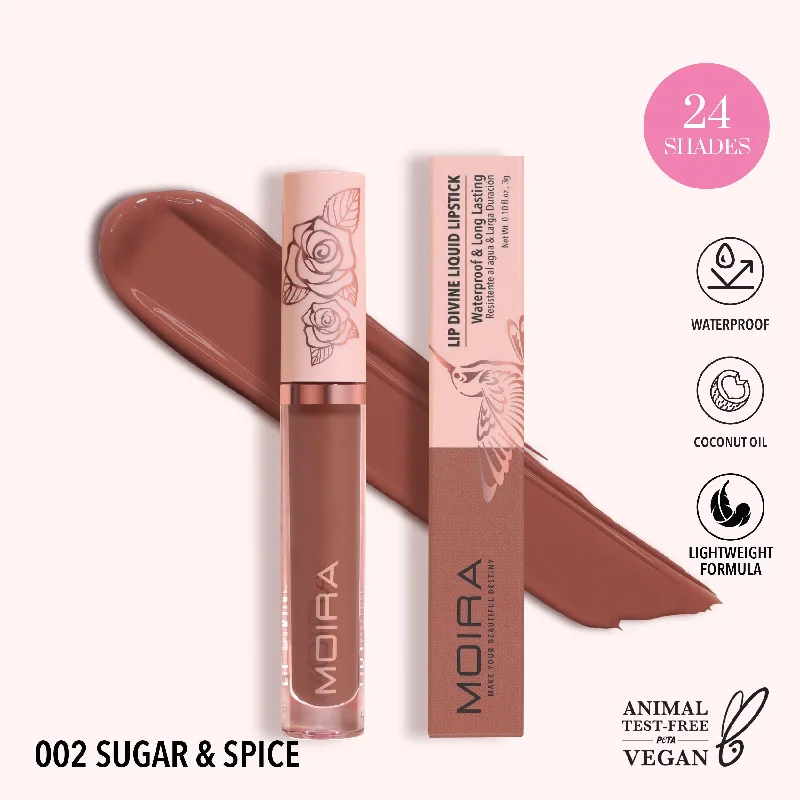 Lip Divine Liquid Lipstick (002, Sugar & Spice)