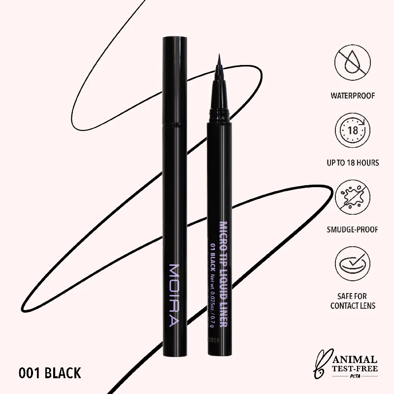 Micro Tip Liquid Liner (001, Black)