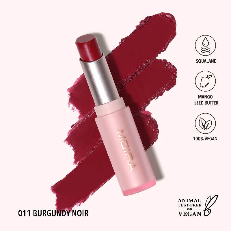 Signature Lipstick (011, Burgundy Noir)