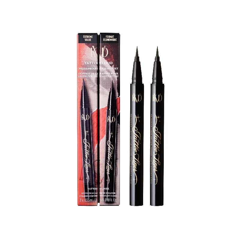 Tattoo Liner Duo Waterproof Liquid Eyeliner Set