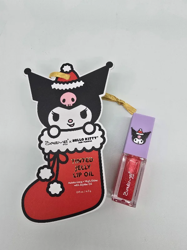 THE CREME SHOP- CHRISTMAS- KUROMI- TINTED JELLY LIP OIL- 1PC