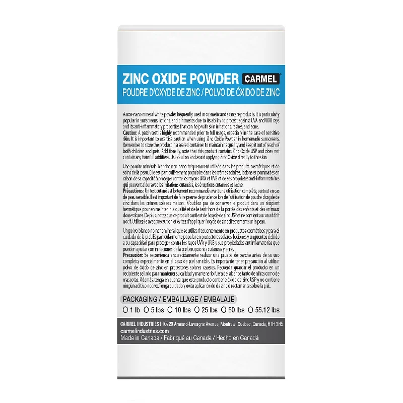 Zinc Oxide - For Cosmetic Use