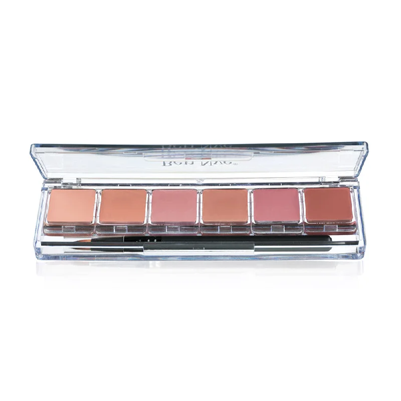 Ben Nye Lip Color Palette Includes Lip Brush LSP-4 Nude Palette