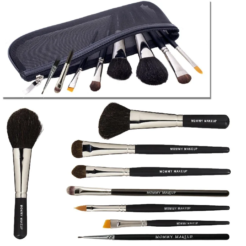 Chic Mom Brush Kit | Artist Quality, Vegan, 9-Piece Set