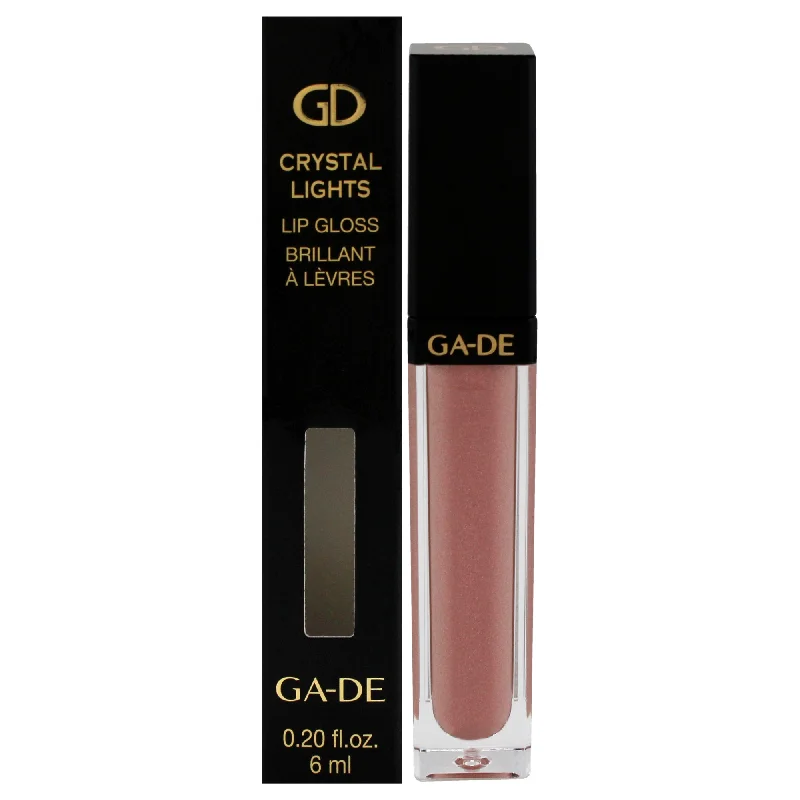 Crystal Lights Lip Gloss - 823 Rose Glitz by GA-DE for Women - 0.2 oz Lip Gloss