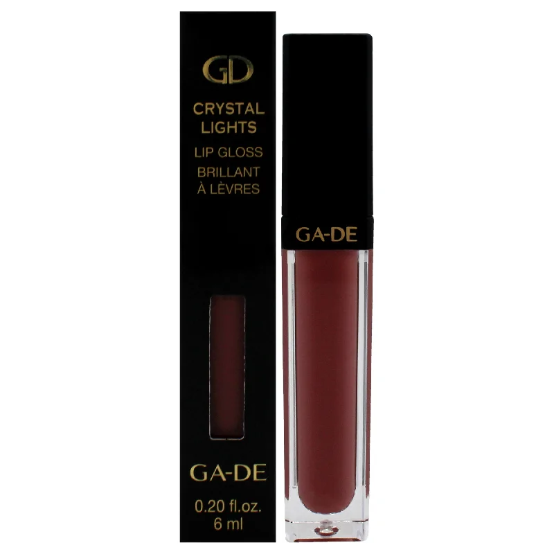 Crystal Lights Lip Gloss - 824 Marvelous Mauve by GA-DE for Women - 0.2 oz Lip Gloss