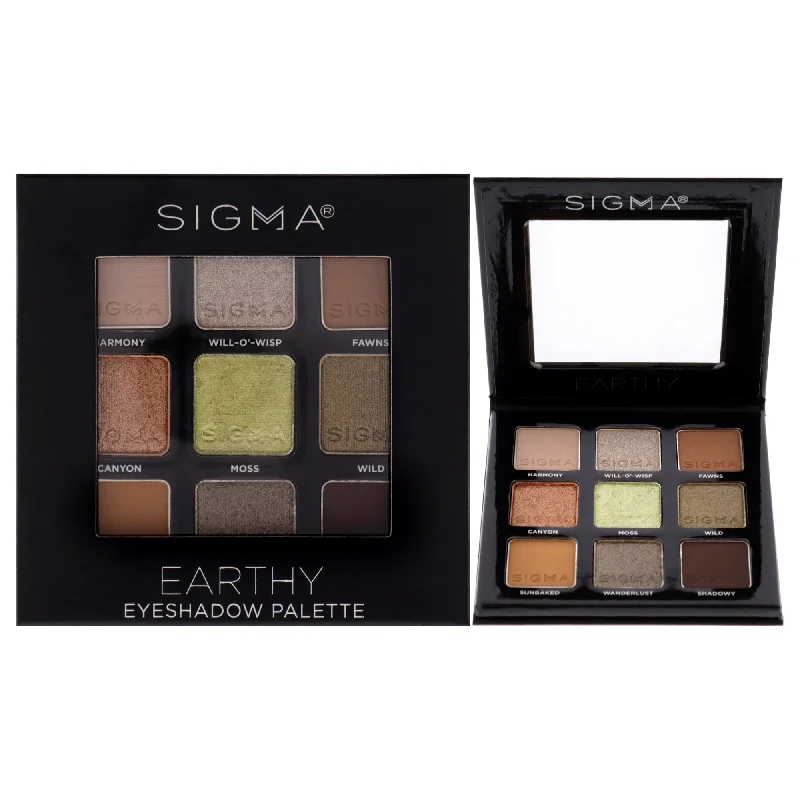 Eyeshadow Palette - Earthy by SIGMA for Women - 0.032 oz Eye Shadow