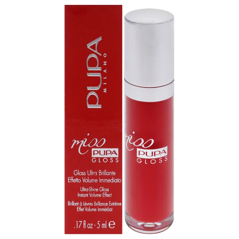 Miss Pupa Gloss Ultra-Shine Lip Gloss - 204 Timeless Coral by Pupa Milano for Women - 0.17 oz Lip Gloss