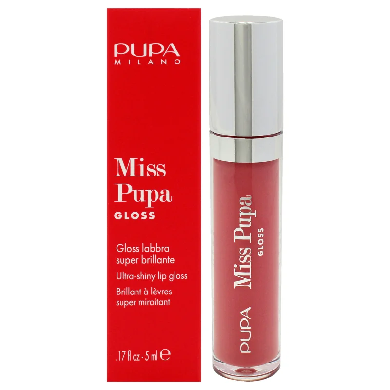 Miss Pupa Gloss Ultra-Shine Lip Gloss - 402 Blossom Pink by Pupa Milano for Women - 0.17 oz Lip Gloss