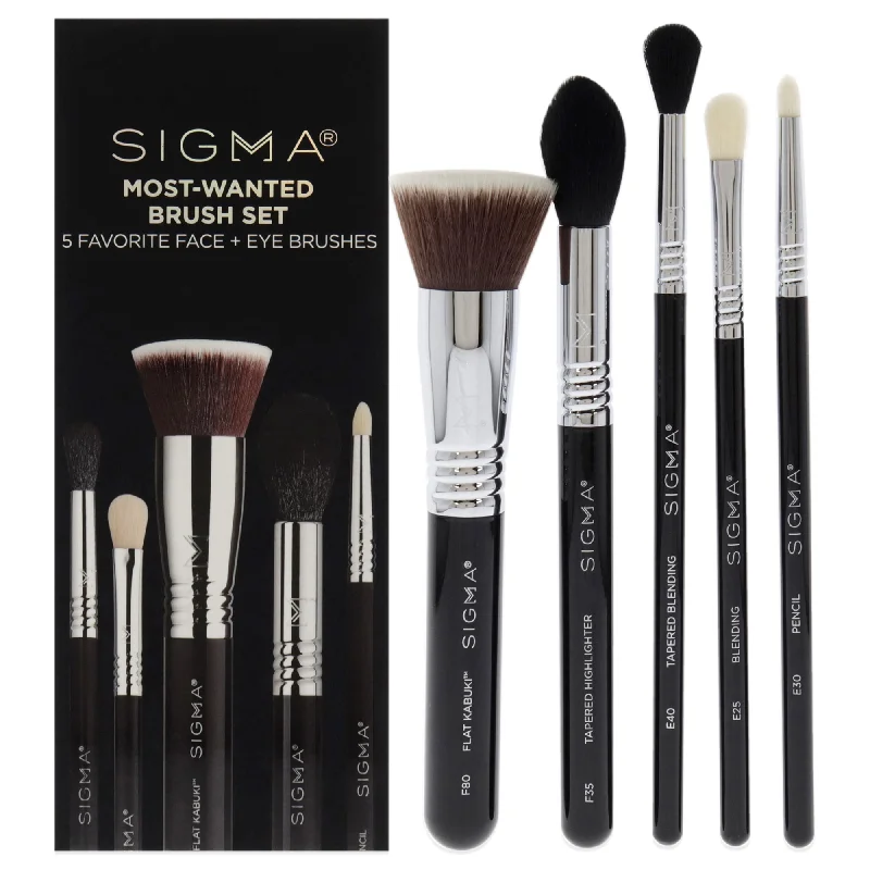 Most Wanted Brush Set by SIGMA for Women - 5 Pc Brush