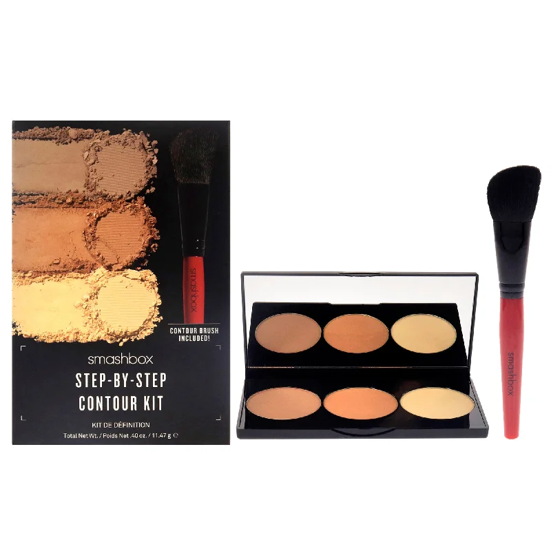 Step-By-Step Contour Kit by SmashBox for Women - 2 Pc 0.4oz Makeup, Brush