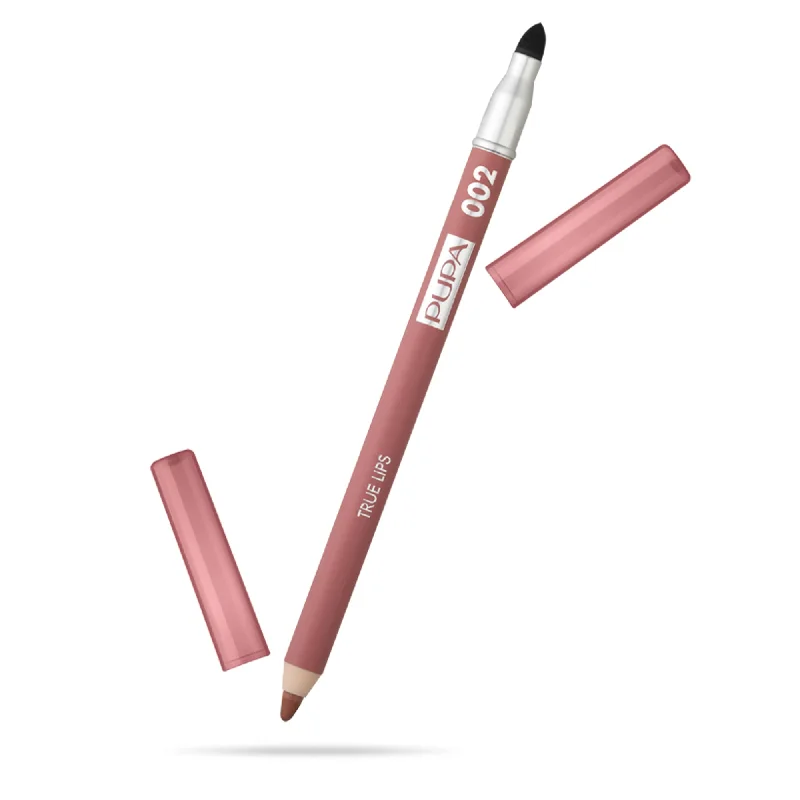 True Lips Blendable Lip Liner - 002 Tea Rose by Pupa Milano for Women - 0.042 oz Lip Pencil