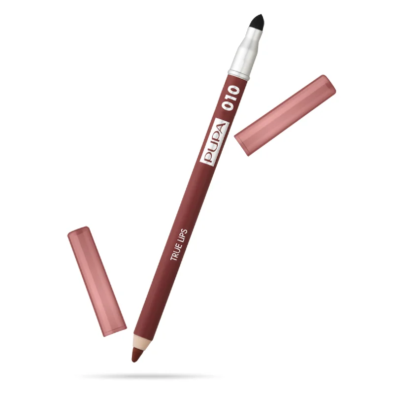 True Lips Blendable Lip Liner - 010 Burnt Sienna by Pupa Milano for Women - 0.042 oz Lip Pencil