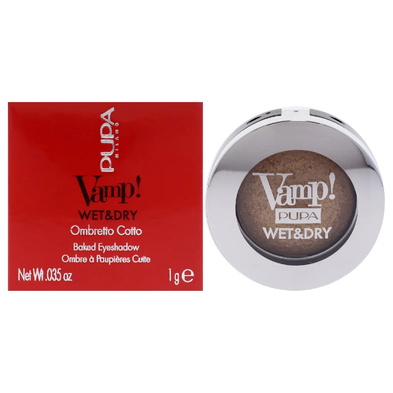 Vamp! Wet and Dry Baked Eyeshadow - 101 Precious Gold by Pupa Milano for Women - 0.035 oz Eye Shadow