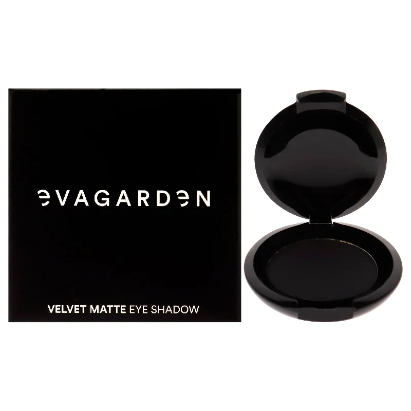 Velvet Matte Eyeshadow - 128 Black by Evagarden for Women - 0.08 oz Eye Shadow